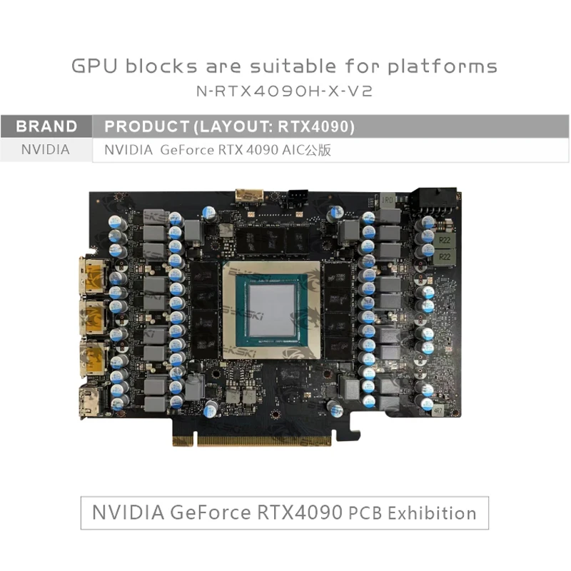 Bykski GPU Block for NVIDIA RT - Rtx 4090 Water Block Full Cover ulasan dan harga