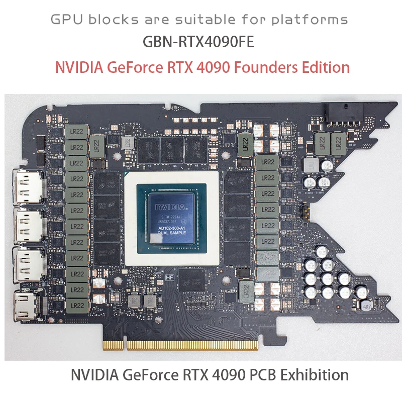 Granzon GPU Block Use for NVID - Rtx 4090 Water Block Full Cover ulasan dan harga