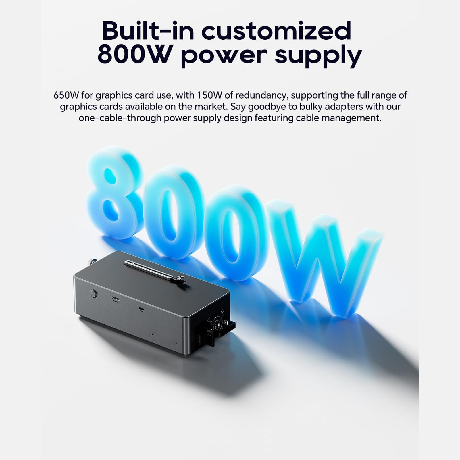 EGPU Docking Station with 800W - Oculink Gpu Dock Station ulasan dan harga