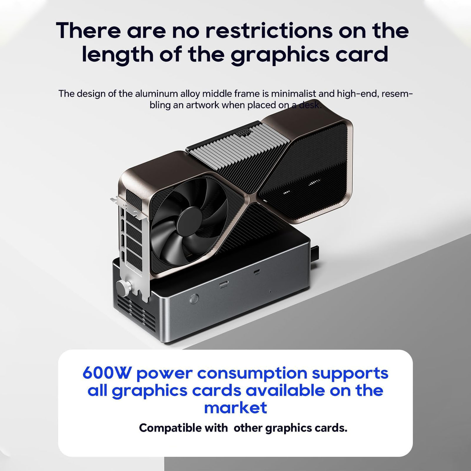 EGPU Docking Station with 800W - Oculink Gpu Dock Station ulasan dan harga