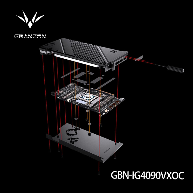 Granzon Water Block for Colorf - Rtx 4090 Water Block Full Cover ulasan dan harga