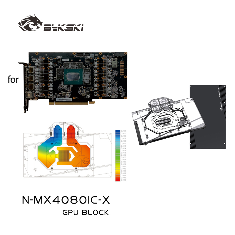 Bykski N-MX4080IC-X GPU Block  - Rtx 4080 Water Cooling Block ulasan dan harga