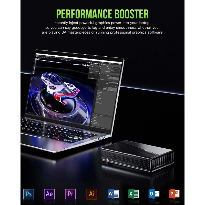Oculink eGPU Dock  G M Ktec AD - Oculink Gpu Dock Station ulasan dan harga