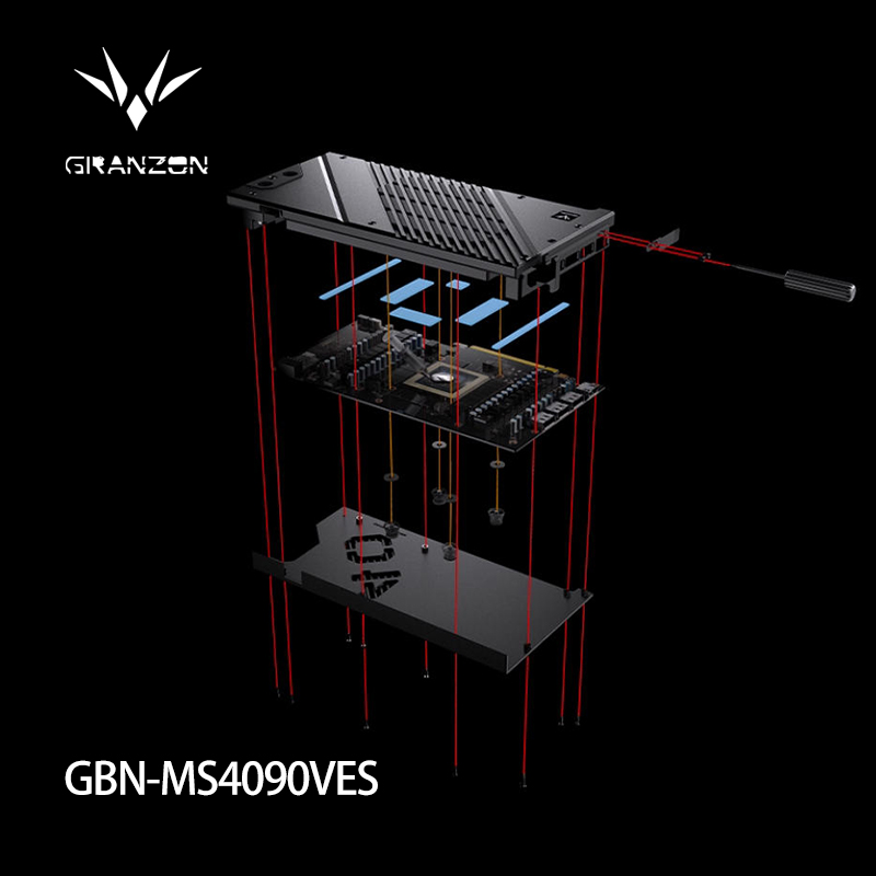 Granzon GPU Water Block for MS - Rtx 4090 Water Block Full Cover ulasan dan harga