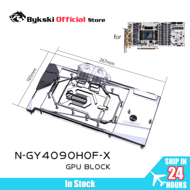 Bykski N-GY4090HOF-X GPU Block - Rtx 4090 Water Block Full Cover ulasan dan harga