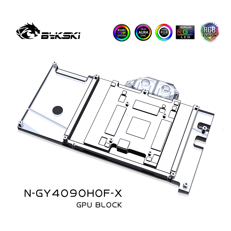 Bykski N-GY4090HOF-X GPU Block - Rtx 4090 Water Block Full Cover ulasan dan harga