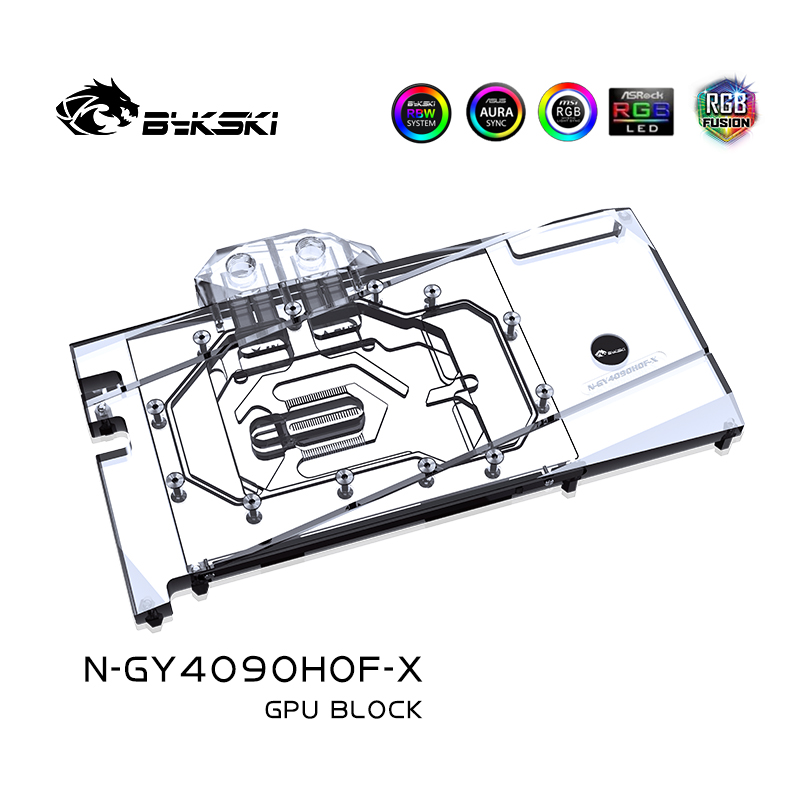 Bykski N-GY4090HOF-X GPU Block - Rtx 4090 Water Block Full Cover ulasan dan harga