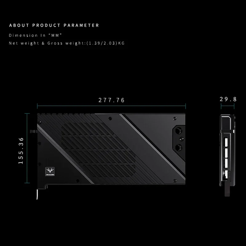Granzon  GBN-MS4090VES，GPU Wat - Rtx 4090 Water Block Full Cover ulasan dan harga