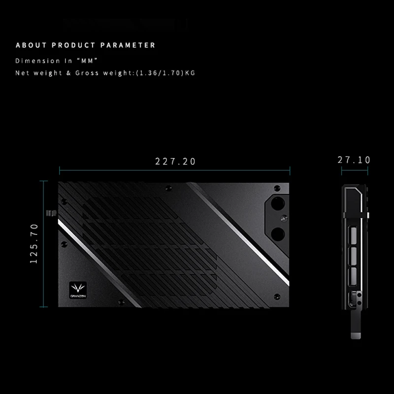 Granzon GPU Block for NVIDIA R - Rtx 4080 Water Cooling Block ulasan dan harga