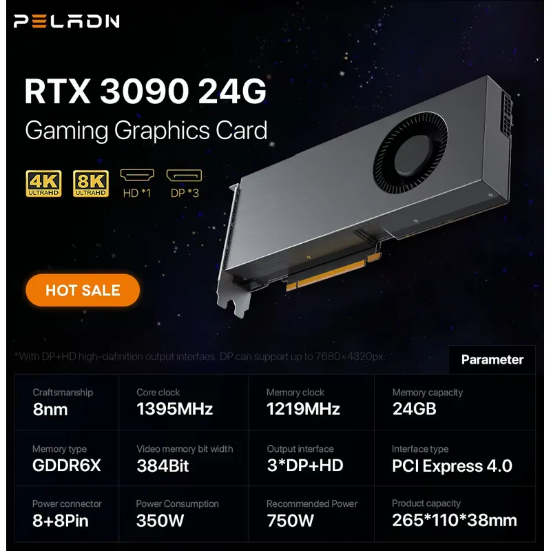 Hot Sale Deep Learning GPU Gef - Rtx 3080 Ti 12Gb ulasan dan harga