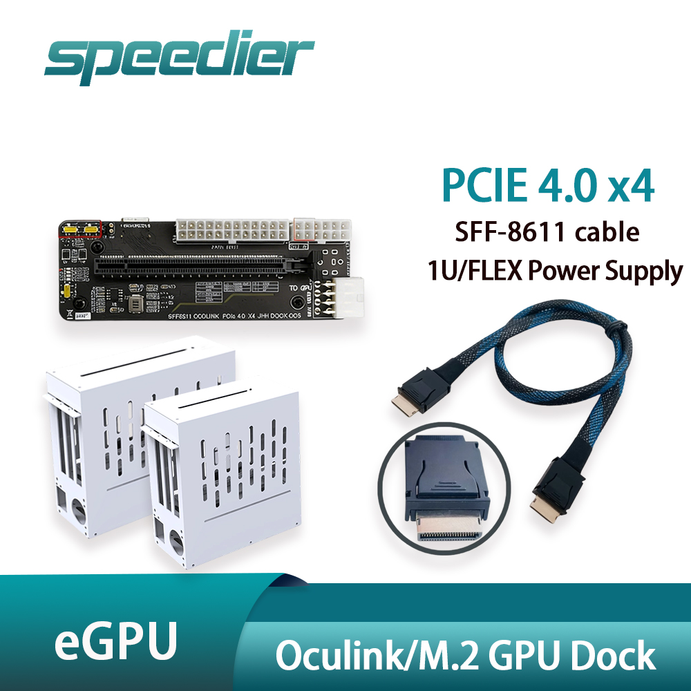 eGPU PCIE 4.0 X4 Oculink / M.2 - Oculink Gpu Dock Station ulasan dan harga