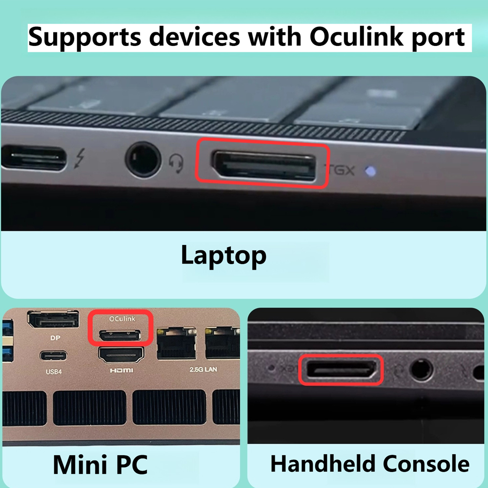 Oculink / M.2 External GPU Doc - Oculink Gpu Dock Station ulasan dan harga