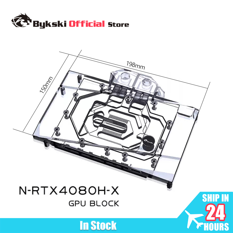 Bykski GPU Block Use for NVIDI - Rtx 4080 Water Cooling Block ulasan dan harga