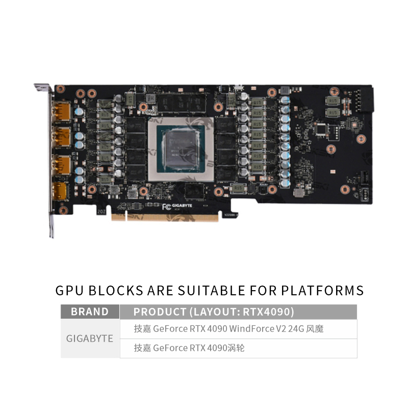 Bykski N-GV4090WF-X-V2 GPU Blo - Rtx 4090 Water Block Full Cover ulasan dan harga